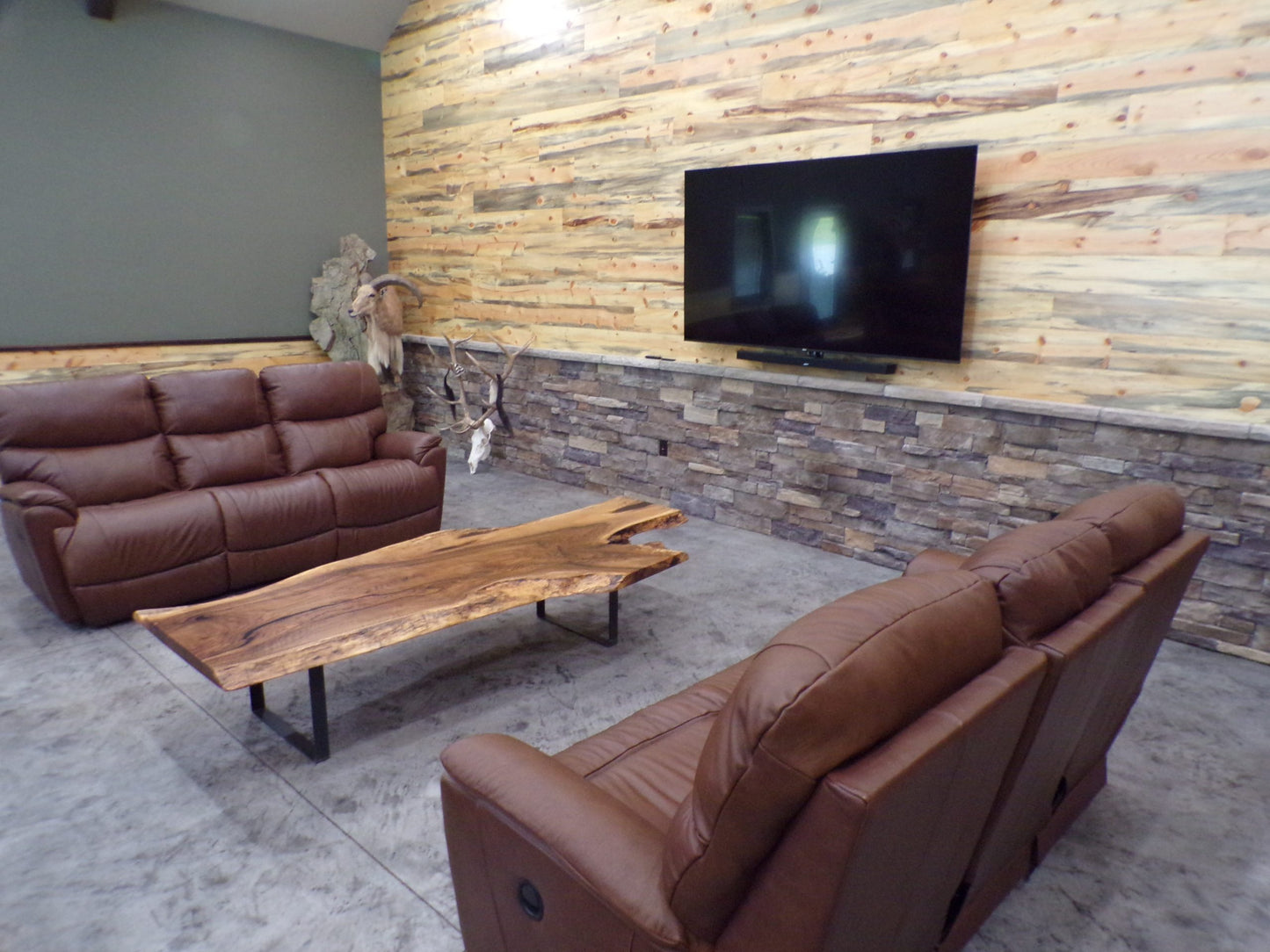 Coffee Table Made with English Walnut Slab